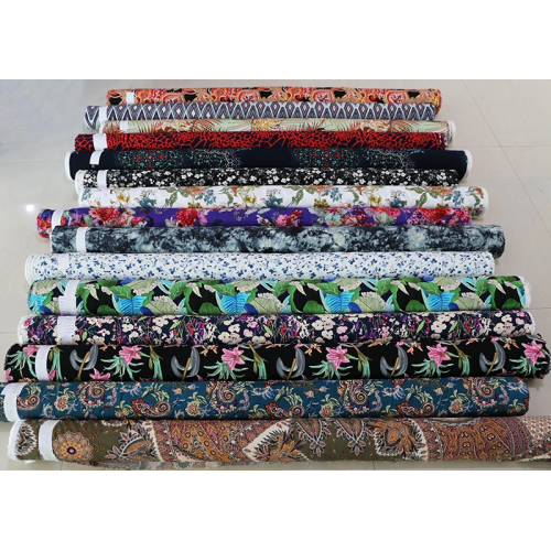 Custom Printed Woven 100% Viscose Rayon Fabric